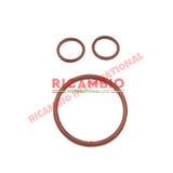 Gearbox Selector Shaft & Input Shaft Housing Rubber Seal Kit - Classic Fiat 500,126 - Gaskets - Seals - Grommets