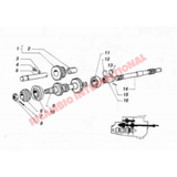 Gearbox Sleeve Wire Clip - Classic Fiat 500,126 - Gearbox & Parts