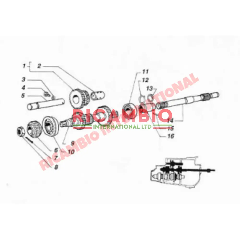 Gearbox Sleeve Wire Clip - Classic Fiat 500,126 - Gearbox & Parts