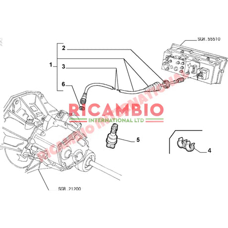 Gearbox Speedo Sensor - Classic Fiat Panda Tempra - Ignition & Electronic Parts