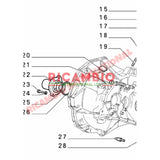 Gearbox Spigot Shaft Oil Seal - Classic Fiat Panda,Uno,New 500,Cinquecento Autobianchi A112 - Clutch & Transmission