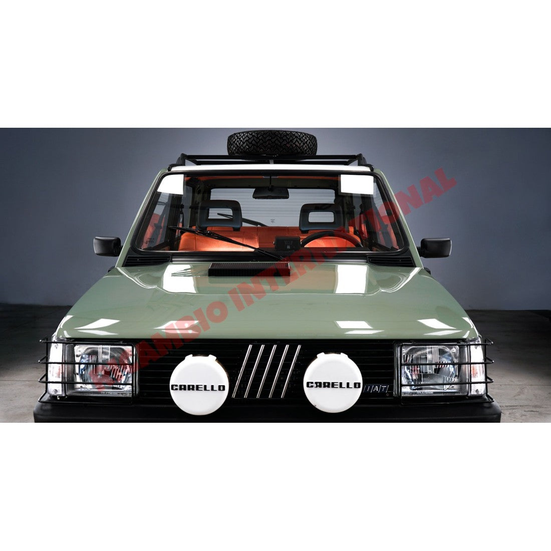 Genuine Vintage Carello Fog Lamp & Cover Kit - All Classic Italian Cars - carello