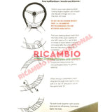 Grey Cushioned Steering Wheel Cover - Classic Fiat 500 126,600,850,900 plus many others - Steering