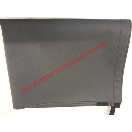 Grey MOHAIR LONG Sunroof Cover - Classic Fiat 500 - Classic Fiat 500 Parts & Spares