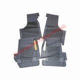 Grey Rubber Mat Set (Best Quality) (4 piece) - Classic Fiat 500 - Rubber Mats