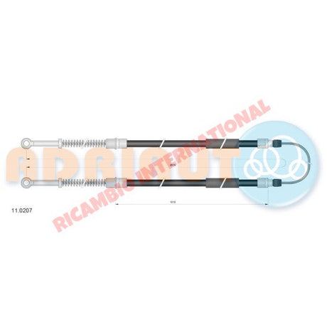 Handbrake Cable - Classic Fiat Panda,Autobianchi Y10 Seat Marbella - Lancia Y10