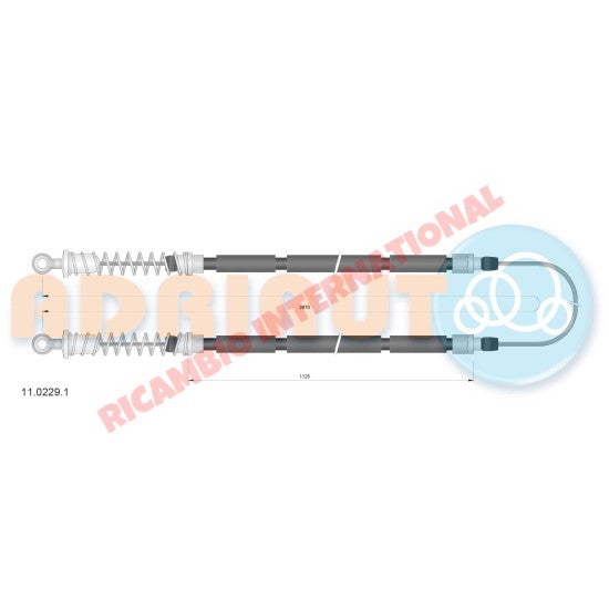 Handbrake Cable - Fiat Cinquecento Seicento - Brakes