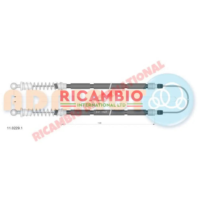 Handbrake Cable - Fiat Cinquecento Seicento - Brakes