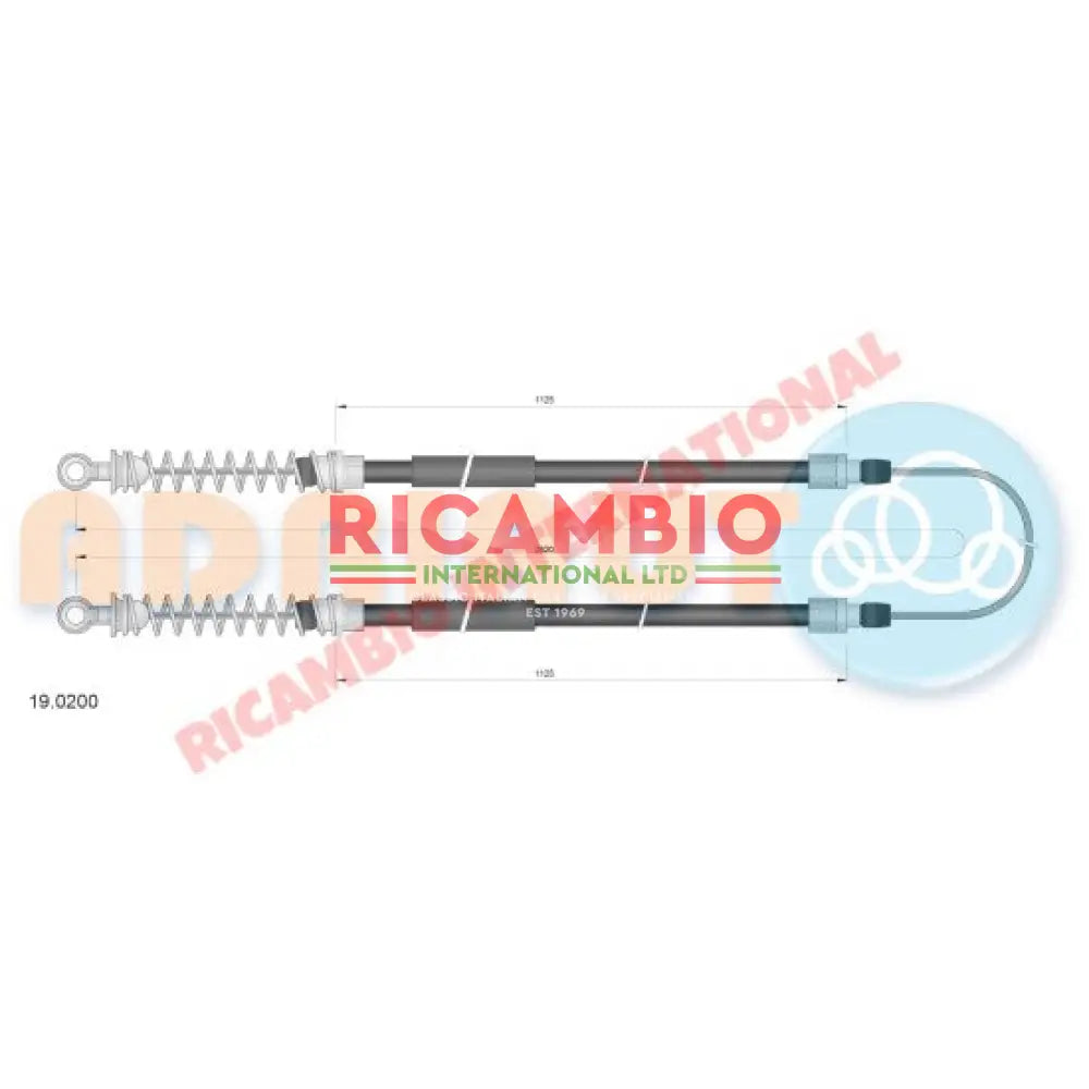 Handbrake Cable - Lancia Autobianchi A112 - Cables