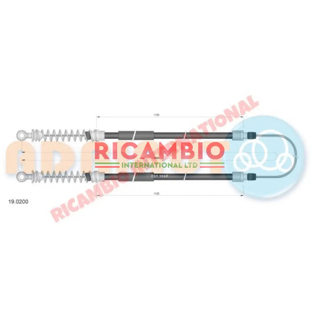 Handbrake Cable - Lancia Autobianchi A112 - Cables