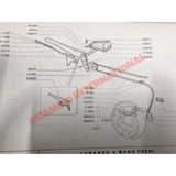 Handbrake Cable Retaining Clip - Classic Fiat 500 - Cables - Clips and Springs