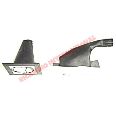 Handbrake Lever & Gear Lever Cover (BLACK) - Classic Fiat 500 - Interior Trim