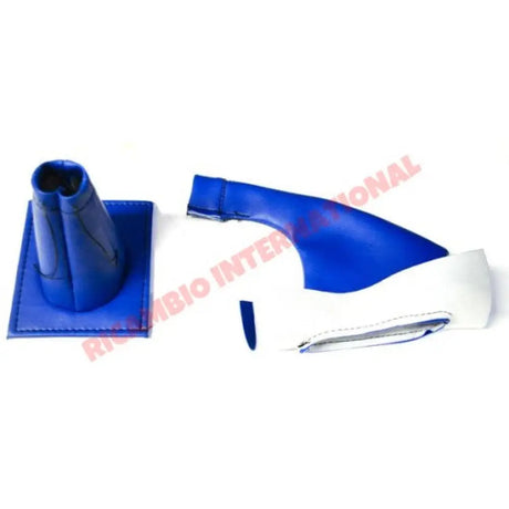 Handbrake Lever & Gear Lever Cover (BLUE) - Classic Fiat 500 - Interior Trim