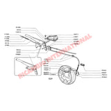 Handbrake Lever Rubber Seal - Classic Fiat 500 - Gaskets - Seals - Grommets and Rubber Parts