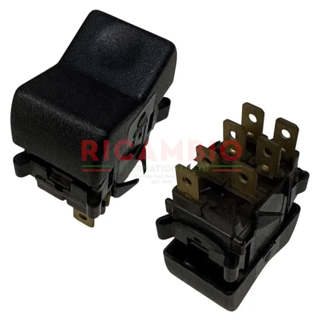 Hazard Light/Rear Window Washer/Wiper Switch - Fiat 131