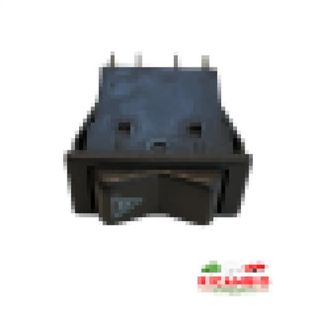 Hazard Light Switch - Classic Fiat Panda - BLACK - Interior Switches