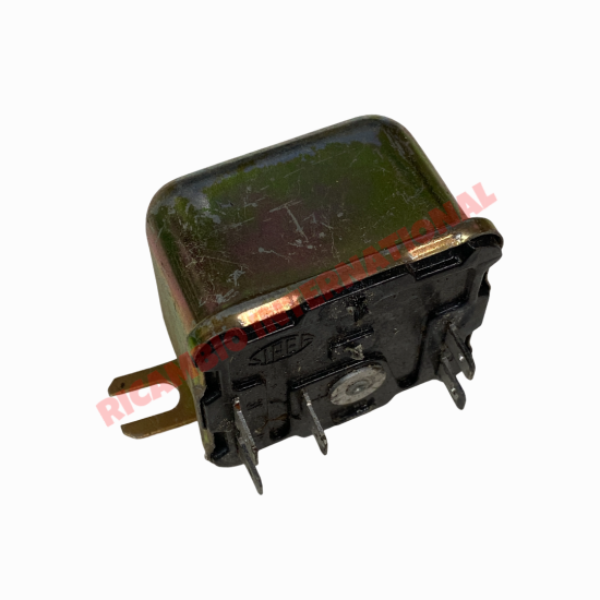 Hazard Lights Relay (A72013) - Fiat 850,126,124,128,131,X19 - Fiat 126 Ignition & Electrical Items