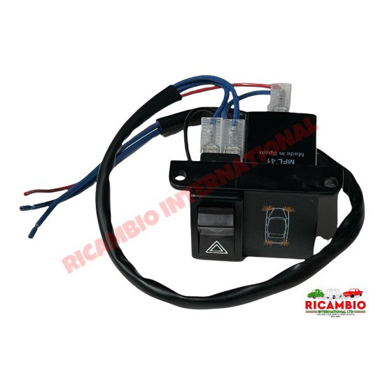Hazard Lights Switch Kit - Classic Fiat 500,126,600,850 Bianchina - Lights - Lamps and Lenses