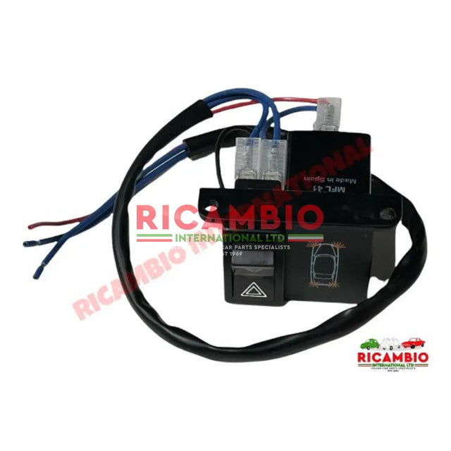 Hazard Lights Switch Kit - Classic Fiat 500,126,600,850 Bianchina - Lights - Lamps and Lenses
