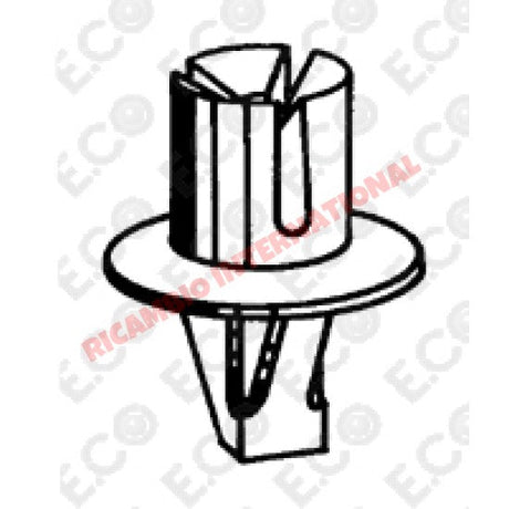 Head Lamp Fitting Clip - Fiat 126 127 128 900T/E,Strada,Ritmo - Cables - Clips & Springs