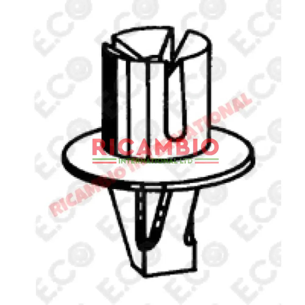 Head Lamp Fitting Clip - Fiat 126 127 128 900T/E,Strada,Ritmo - Cables - Clips & Springs