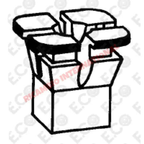 Head Lamp Fitting Clip - Fiat 126 127 128 900T/E,Strada,Ritmo - Cables - Clips & Springs