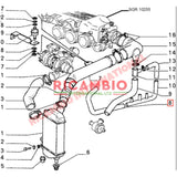 Heat Exchange Hose - Lancia Thema 16V - Heating and Cooling