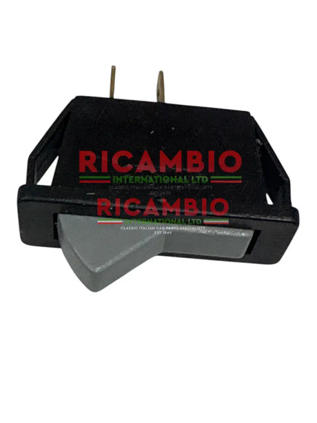 Heater Fan Switch (Black/Grey) - Fiat 850,124,128 - Interior Switches