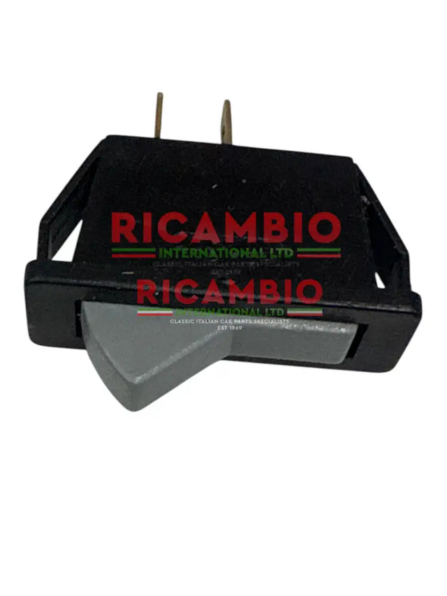 Heater Fan Switch (Black/Grey) - Fiat 850,124,128 - Interior Switches
