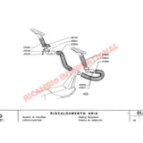 Heater Hose - Classic Fiat 500 126 - Heating & Cooling