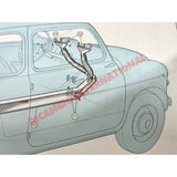Heater Hose - Fiat 600 - Heating & Cooling