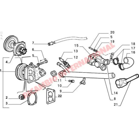 Heater Hose - Fiat Uno - Heating and Cooling
