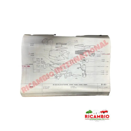 Heater Matrix & Valve Kit - Fiat 850 - Heating and Cooling