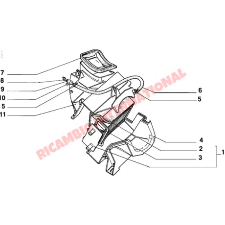 Heater Radiator - Fiat 126 - Heating & Cooling
