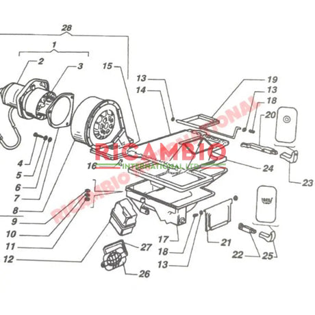 Hot Air Control Link Rod - Fiat 126 - Heating & Cooling