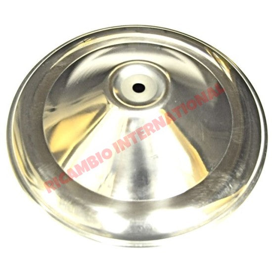 Hub Cap (aluminium) - Classic Fiat 500 - Chrome - Aluminium & Exterior Trim Parts
