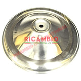 Hub Cap (aluminium) - Classic Fiat 500 - Chrome - Aluminium & Exterior Trim Parts