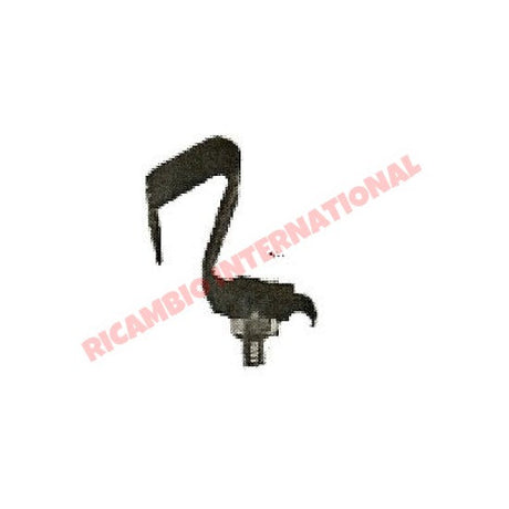 Hub Cap Fitting Clip - Classic Fiat 500 600 - Chrome - Aluminium & Exterior Trim Parts
