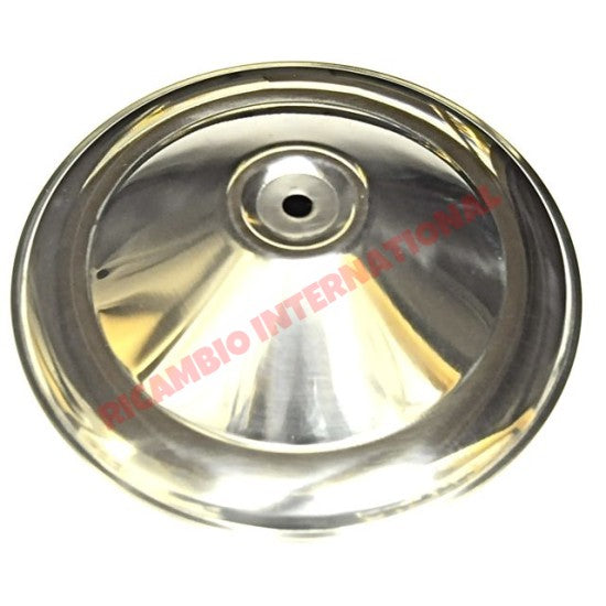 Hub Cap (Stainless Steel) - Classic Fiat 500 - Chrome - Aluminium & Exterior Trim Parts