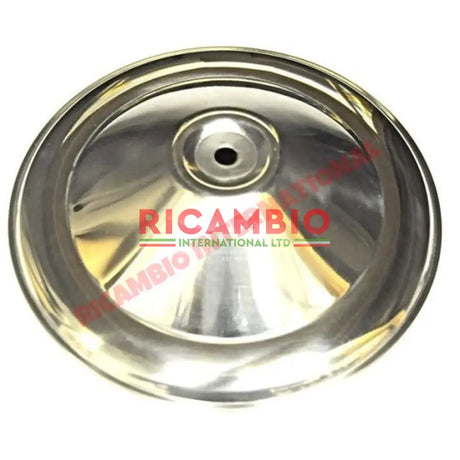 Hub Cap (Stainless Steel) - Classic Fiat 500 - Chrome - Aluminium & Exterior Trim Parts
