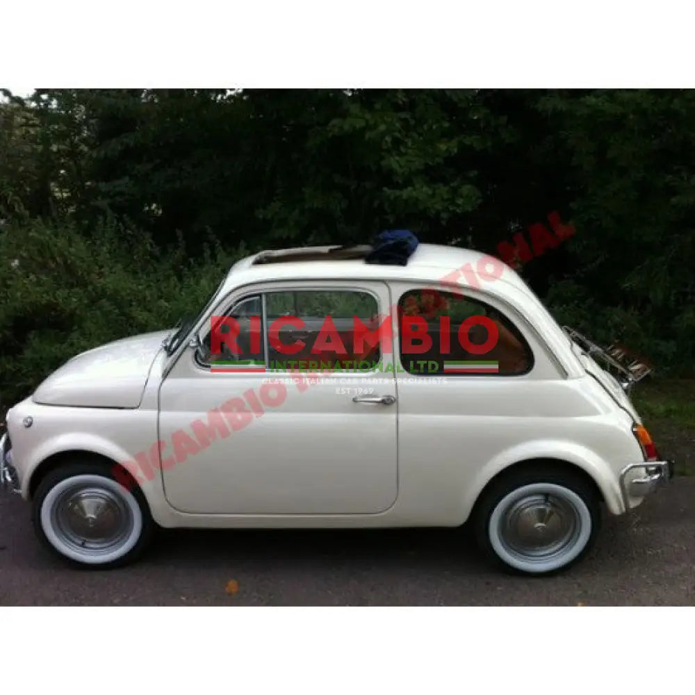 Hub Cap (Stainless Steel) - Classic Fiat 500 L - Chrome - Aluminium & Exterior Trim Parts