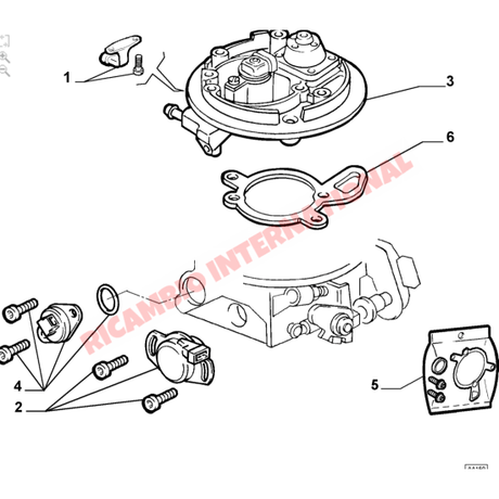 Idle Control Valve - Classic Fiat Panda,Cinquecento,Seicento,Uno,Punto MK1 Lancia Y10 - Lancia Y10