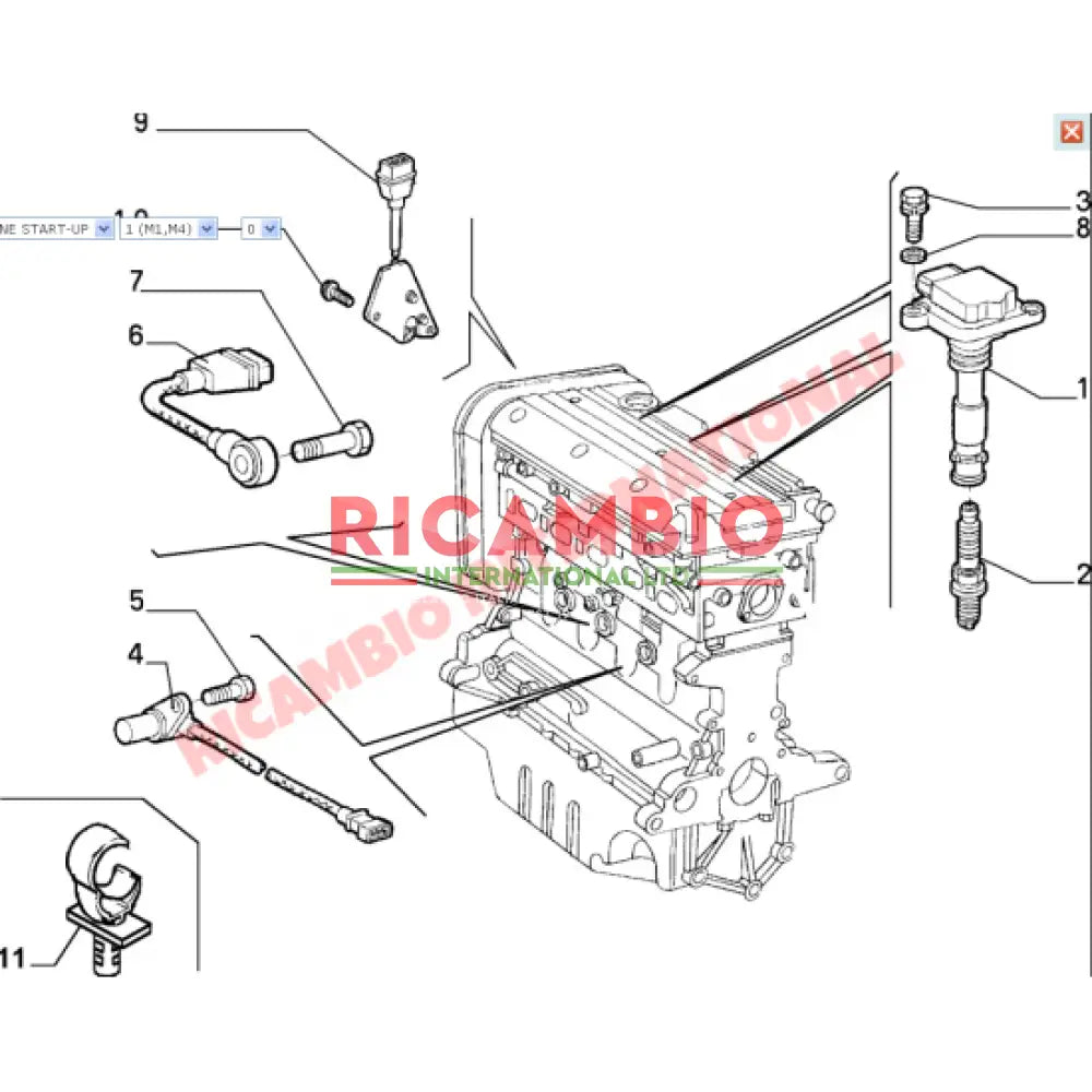 Ignition Coil - Fiat Coupe Bravo Marea - Ignition & Electronic Parts