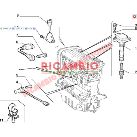 Ignition Coil - Fiat Coupe Bravo Marea - Ignition & Electronic Parts
