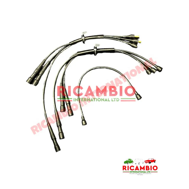Ignition Leads Set - Lancia Flaminia V6 - Black - Lancia Flaminia