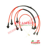 Ignition Leads Set - Lancia Flavia 1.5 & 1.8 Coupe - Red - Lancia Flavia