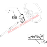 Ignition Switch Contact - Classic Fiat Panda Cinquecento Strada/Ritmo Lancia Delta Integrale,HF Turbo Thema - Switches