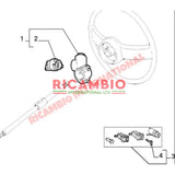 Ignition Switch Contact - Classic Fiat Panda Cinquecento Strada/Ritmo Lancia Delta Integrale,HF Turbo Thema - Switches