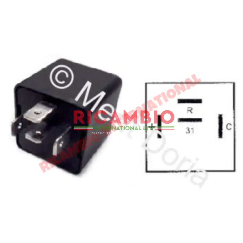 Indicator Flasher Relay - Fiat Classic Panda Cinquecento Ducato Uno Strada/Ritmo Regata Alfa Romeo 164,33,75,Spider