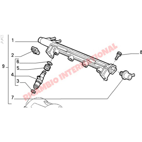 Injector - Fiat Barchetta,Coupe,Bravo - Fuel & Related Items